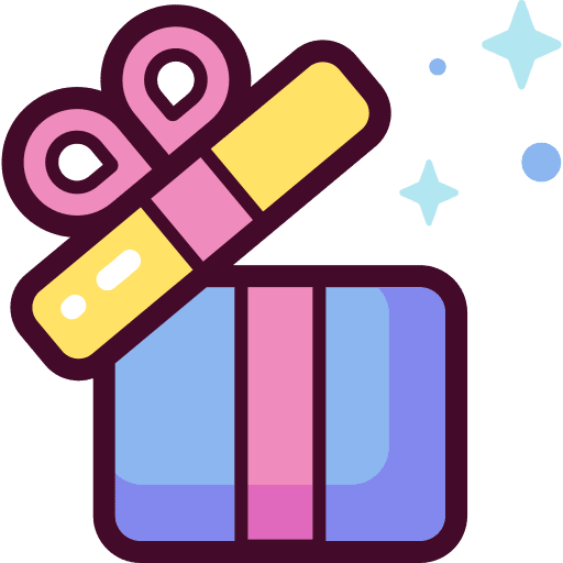 Present surprise birthday and party open icon Present surprise birthday and party open icon