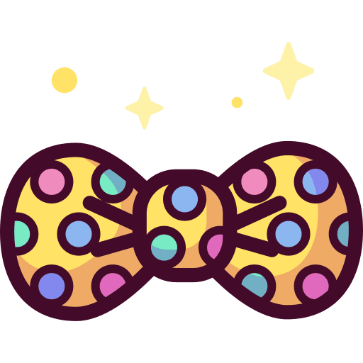 Bow tie accessory fun fashion icon Bow tie accessory fun fashion icon
