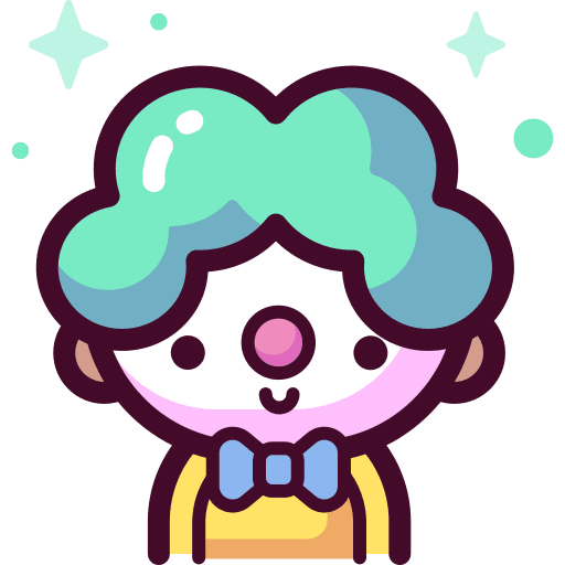 Clown avatar user carnival icon Clown avatar user carnival icon