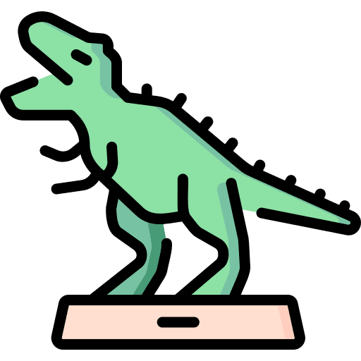 Dinosaur animals cultures extinct icon