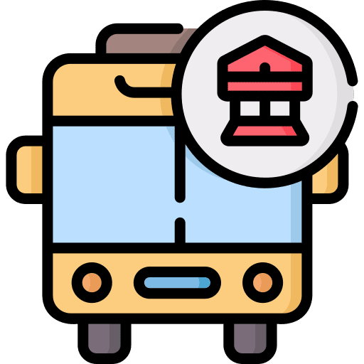 Bus excursion tour bus bus icon