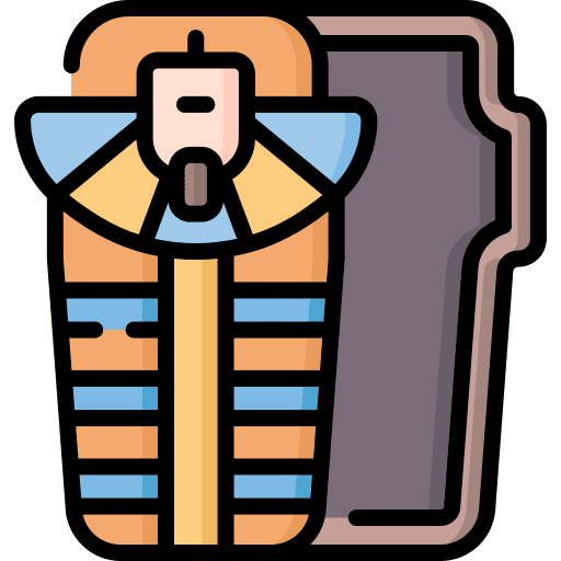 Sarcophagus cultures museum burial icon Sarcophagus cultures museum burial icon