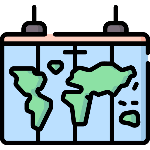 World map continents cartography continent icon World map continents cartography continent icon