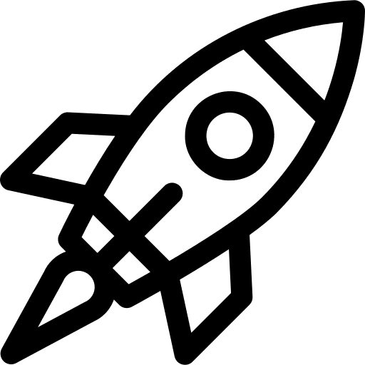 Rocket transport booster boost icon