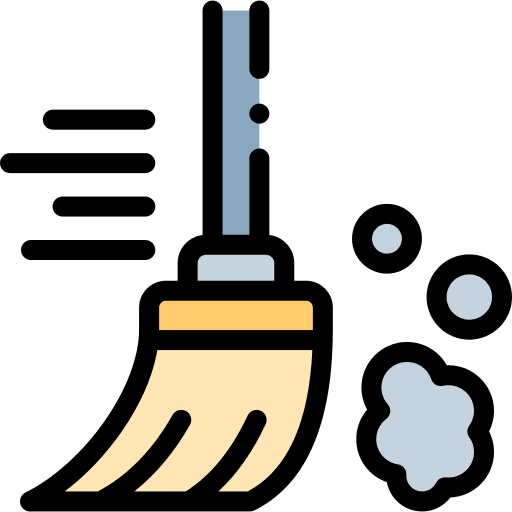 Broom miscellaneous housekeeping broom icon