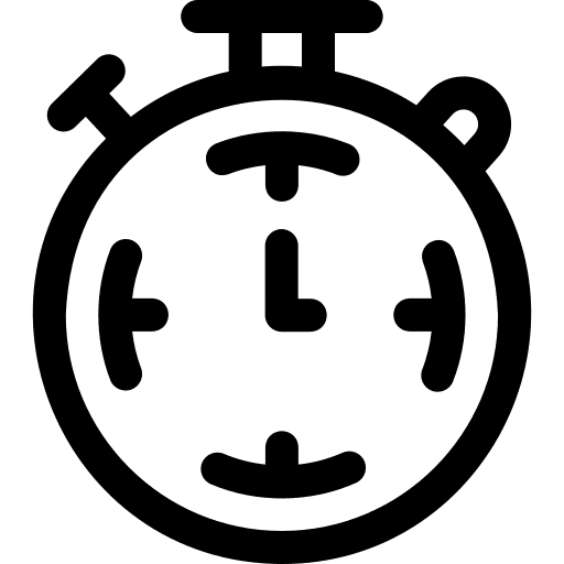Chronometer time and date timer interface icon Chronometer time and date timer interface icon