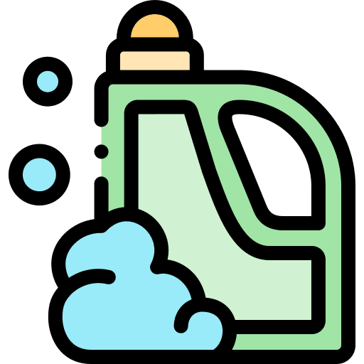 Detergent cleaning liquid detergent laundry service icon