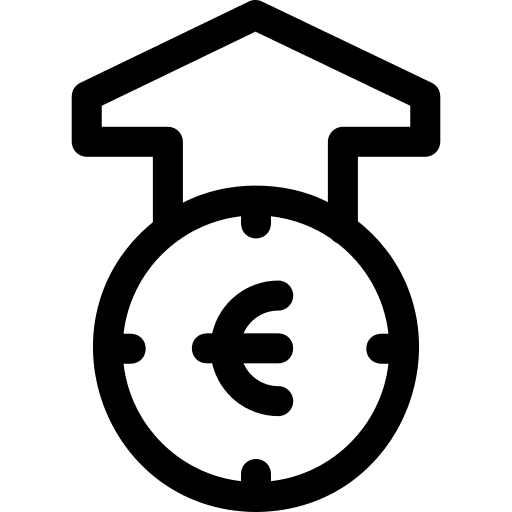 Profits profits euro up arrow icon Profits profits euro up arrow icon