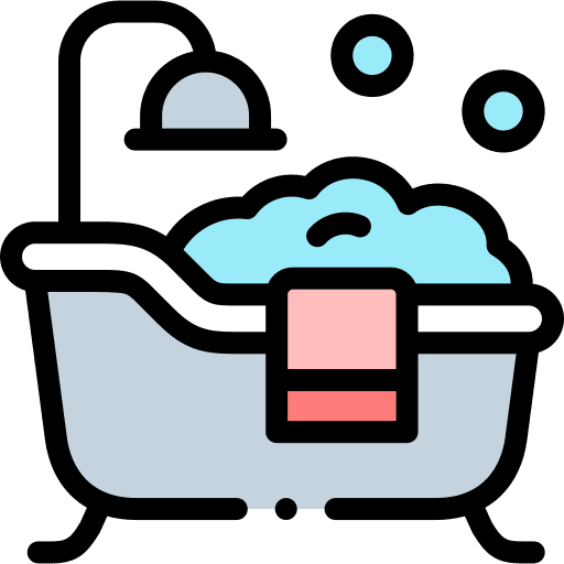 Bathtub bathroom personal care furniture icon Bathtub bathroom personal care furniture icon