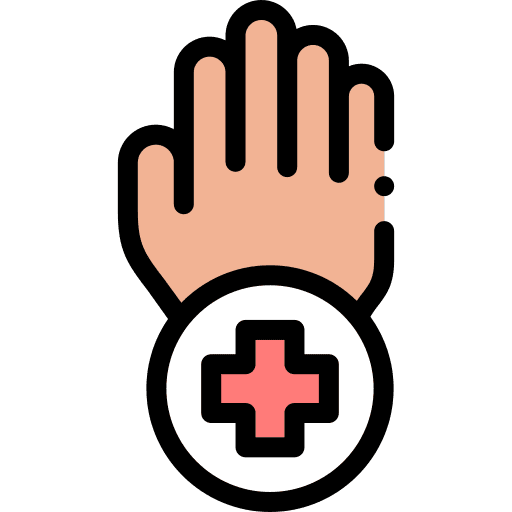 Healthcare germs healthcare and medical safety icon Healthcare germs healthcare and medical safety icon