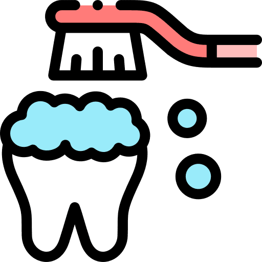 Brushing dental care brushing tooth brush icon Brushing dental care brushing tooth brush icon