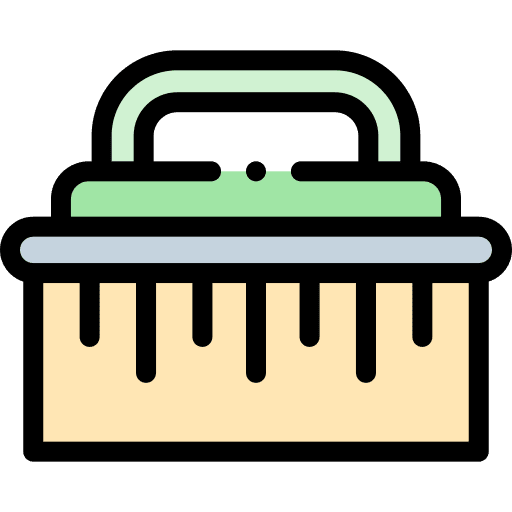Cleaning brush furniture and household housekeeping cleaning icon Cleaning brush furniture and household housekeeping cleaning icon
