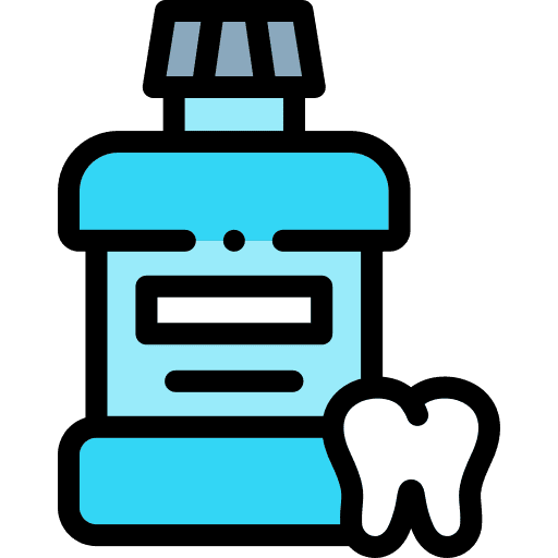 Mouthwash tooth hygiene dental healthcare and medical icon Mouthwash tooth hygiene dental healthcare and medical icon