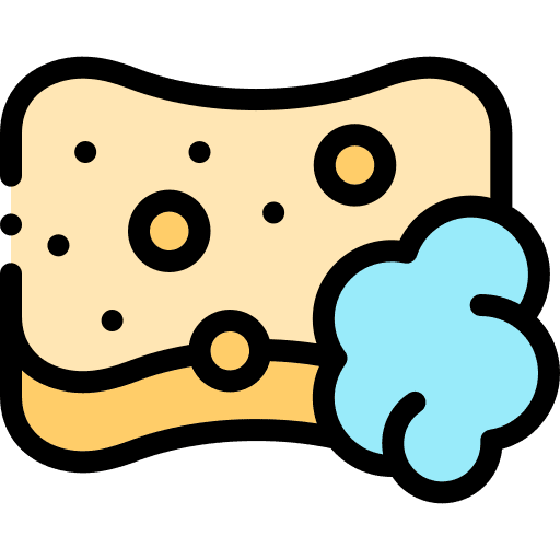 Sponge clean healthcare and medical cleaning icon Sponge clean healthcare and medical cleaning icon