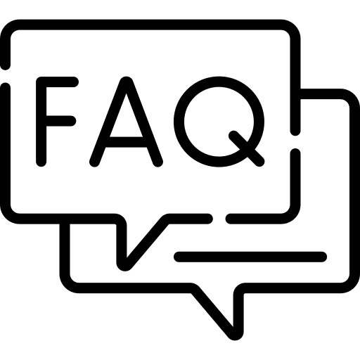 Faq talk chat communications icon