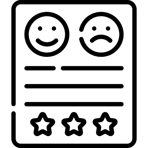 Feedback client testimonial communications icon