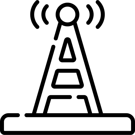 Broadcast broadcast transmission antenna icon Broadcast broadcast transmission antenna icon
