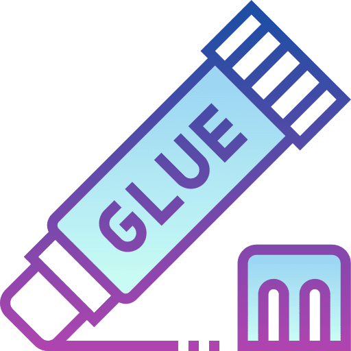 Glue stick glue stick education tool icon