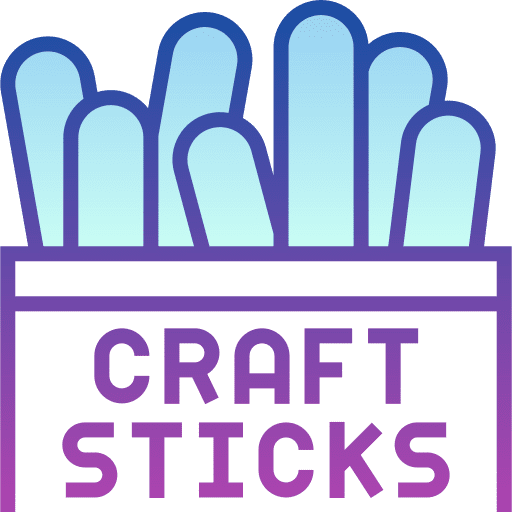 Sticks handicrafts craft hobbies and free time icon Sticks handicrafts craft hobbies and free time icon