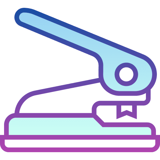 Paper punch stationery art and design puncher icon Paper punch stationery art and design puncher icon