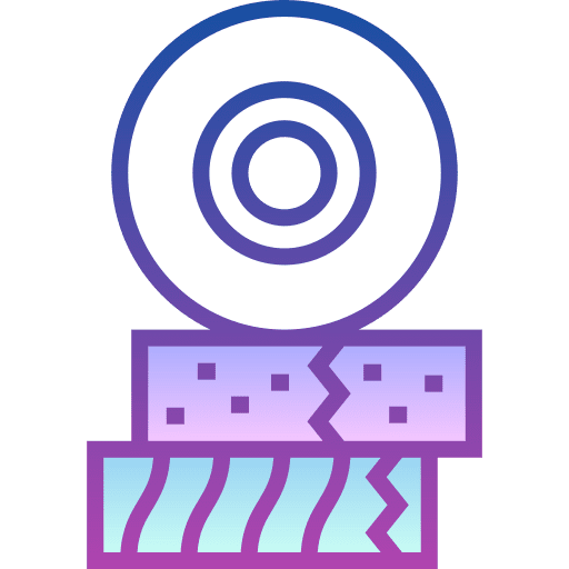 Ribbon craft ornamental cassette icon Ribbon craft ornamental cassette icon