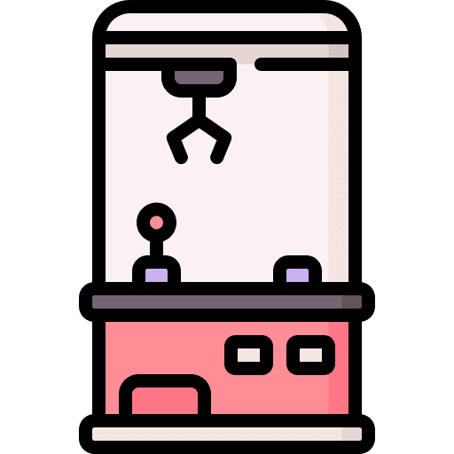 Claw machine crane gaming claw machine icon Claw machine crane gaming claw machine icon