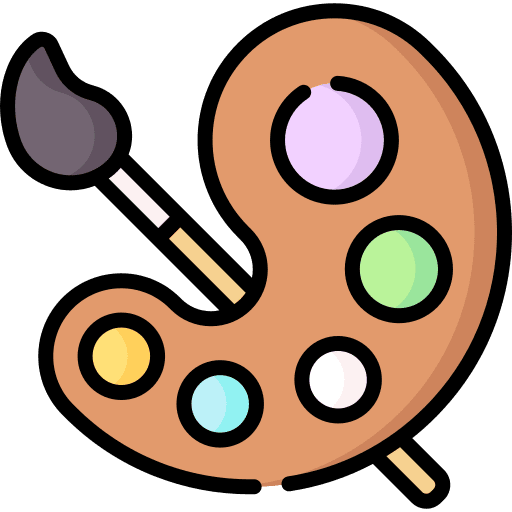 Painting paint brush education brush icon Painting paint brush education brush icon