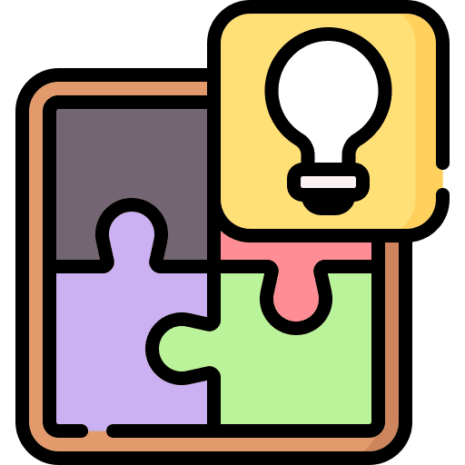 Puzzle creative puzzle pieces creativity icon Puzzle creative puzzle pieces creativity icon