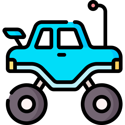 Rc car children toy kids icon Rc car children toy kids icon