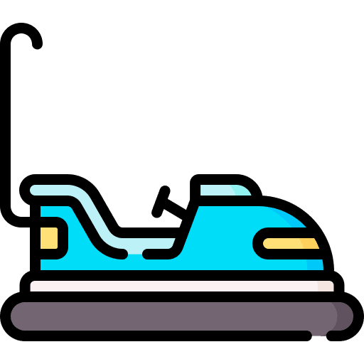 Bumper car bumper car fair fairground icon Bumper car bumper car fair fairground icon