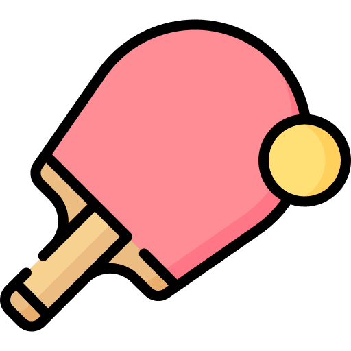 Ping pong sports and competition play ball icon Ping pong sports and competition play ball icon