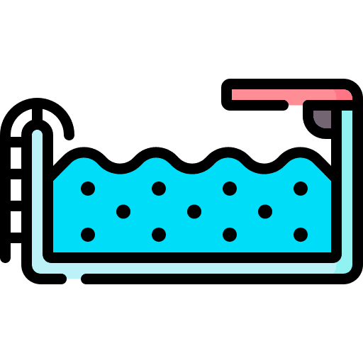 Swimming pool holidays vacation water sport icon Swimming pool holidays vacation water sport icon