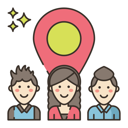 Audience visitor pin avatar icon