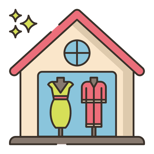 Fashion collection fashion house icon
