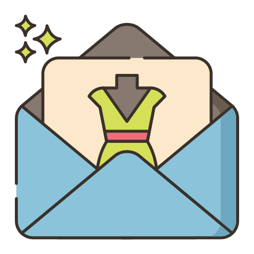 Invitation letter event fashion icon