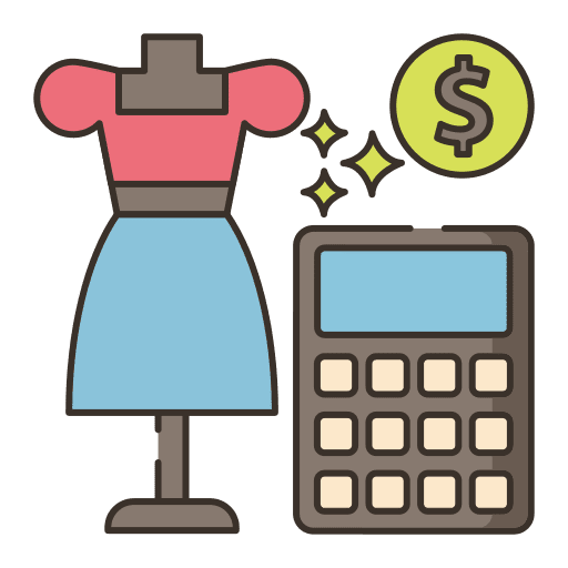 Budget mannequin dress clothing icon