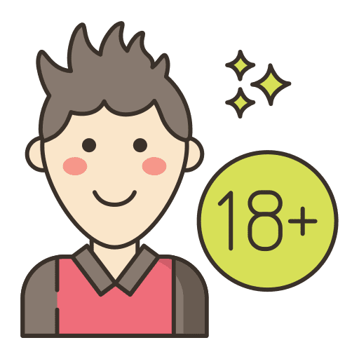 Age limit man user age limit icon