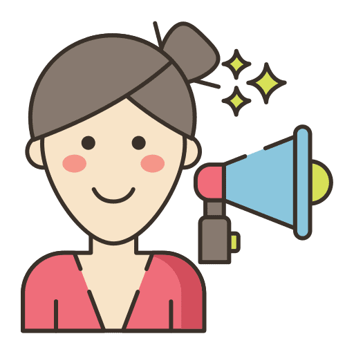 Influencer avatar user marketing icon