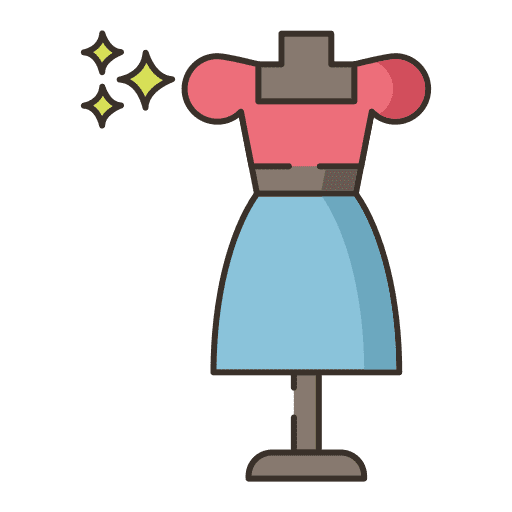 Mannequin mannequin clothing dress icon