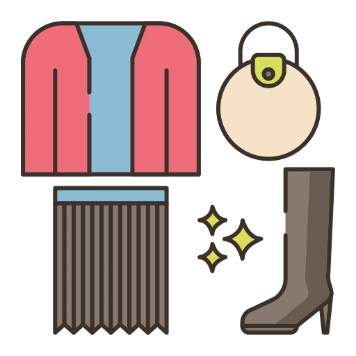 Collection garment outfit accessory icon