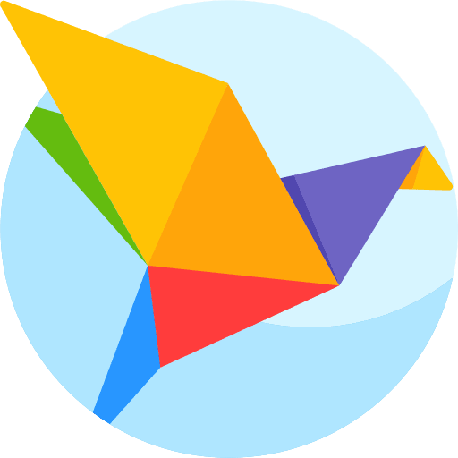 Bird bird craft art icon