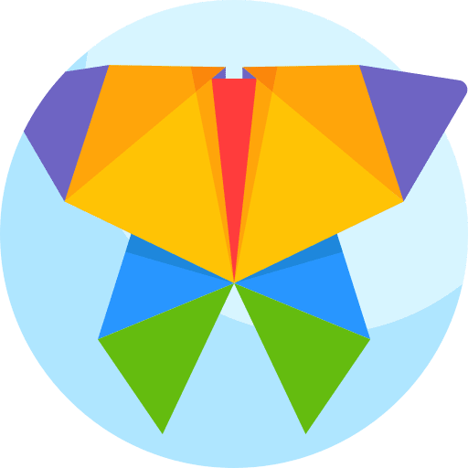 Butterfly origami art and design animal icon Butterfly origami art and design animal icon