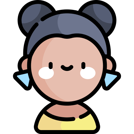 Teenager young afro buns icon Teenager young afro buns icon