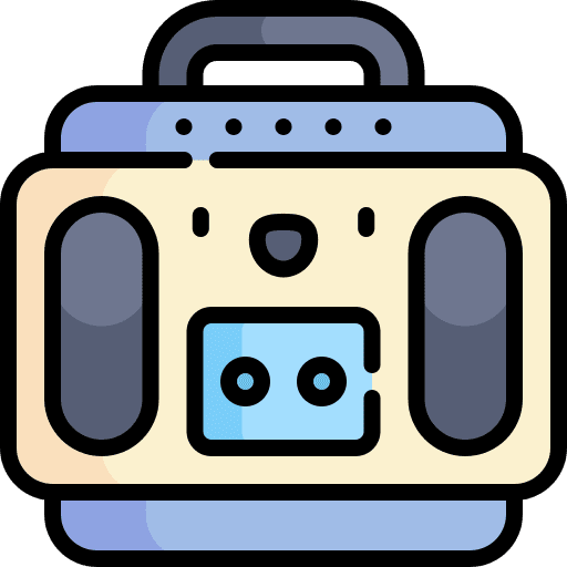 Boombox music and multimedia radio boombox icon Boombox music and multimedia radio boombox icon