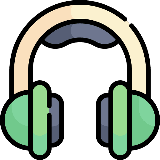 Headphones headphone earbuds music and multimedia icon Headphones headphone earbuds music and multimedia icon