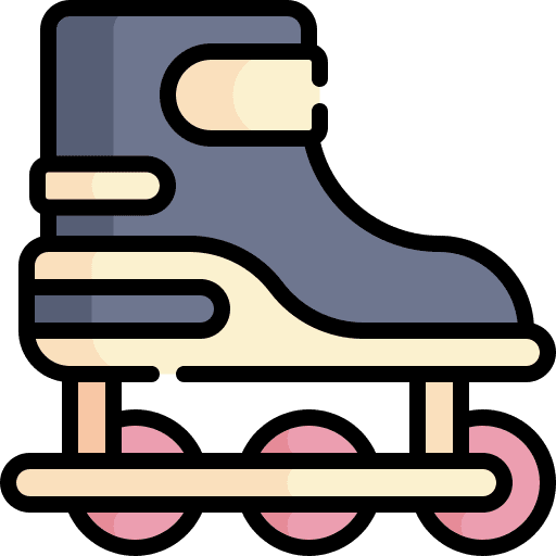 Roller skate hobbies fashion exercise icon Roller skate hobbies fashion exercise icon