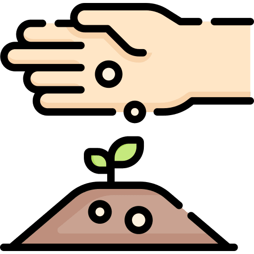 Seeding seed seeding growing seed icon
