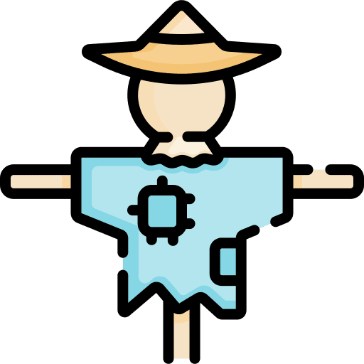 Scarecrow scarecrow farming and gardening plantation icon Scarecrow scarecrow farming and gardening plantation icon