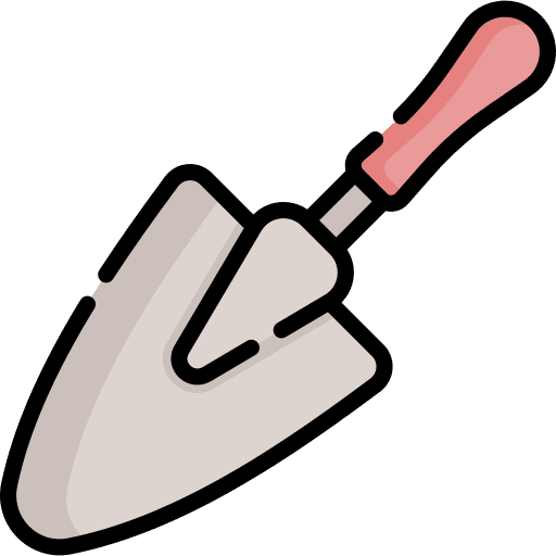 Trowel farming and gardening tool farm icon Trowel farming and gardening tool farm icon