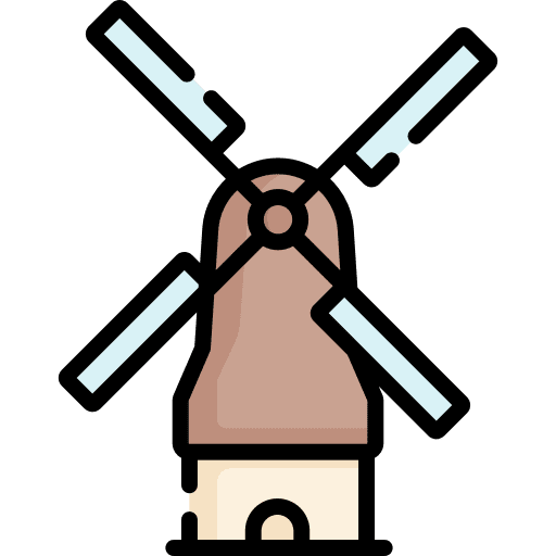 Windmill farming and gardening farm windmill icon Windmill farming and gardening farm windmill icon